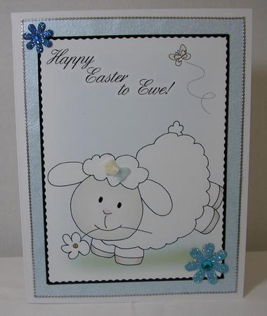 A4 Little Lamb - Easter by Maurine Tapscott