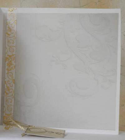 Roses and Metallic Lace Matching Vellum by Maurine Tapscott