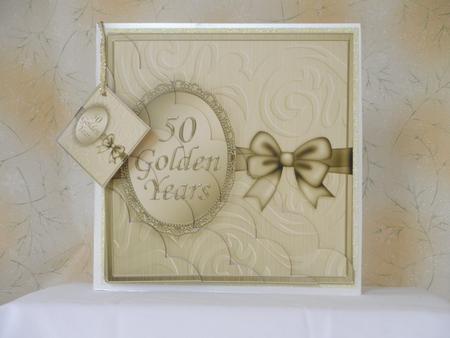 8 x 8 50 Golden Years Kit with Scalloped Corners by Maurine Tapscott