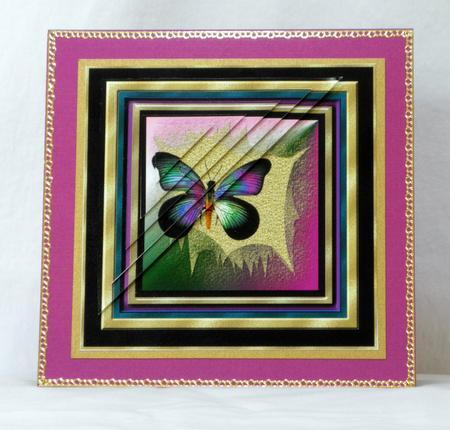 Butterfly Corner Pyramid Stacker by Maurine Tapscott