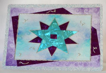 Grape Swirl Backing Paper by Maurine Tapscott