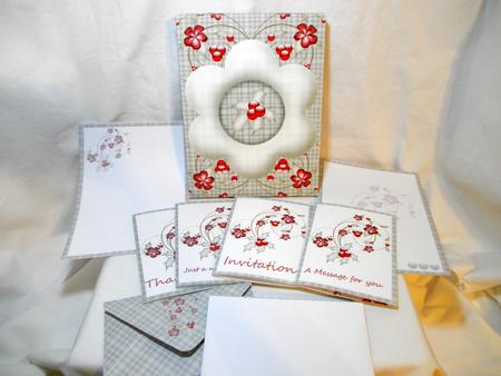 Flourish Notelet Kit by Maurine Tapscott