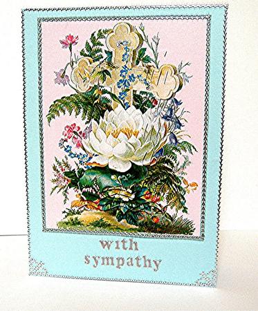 Bereavement Floral Cross by Maxine Jones