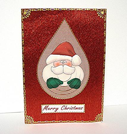 Santa Teardop by Maxine Jones