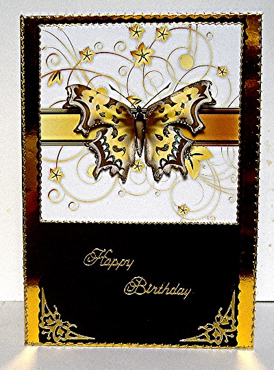 Rich Shades Deluxe Gold 5x5 Card Fronts by Maxine Jones