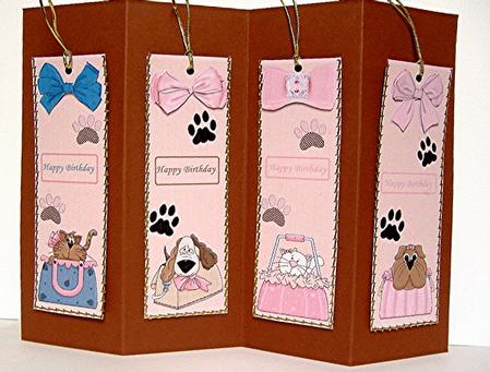 Doggie Bookmarks by Maxine Jones