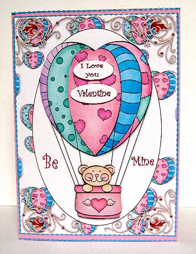 Valentine Balloon by Maxine Jones