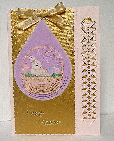 Easter Bunny in a Basket by Maxine Jones