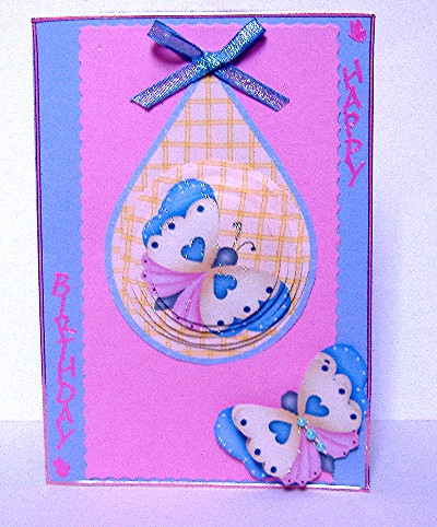 Teardrop Butterfly Topper by Maxine Jones