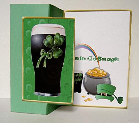 St Patrick's Day Fold Back by Maxine Jones