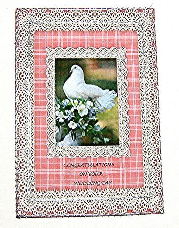 Lace Frame A5 Card Bases - Plaids 5 by Maxine Jones