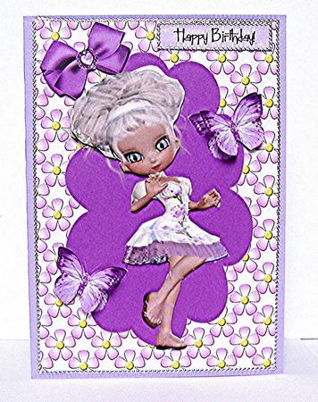 Little Girl Dancing by Maxine Jones