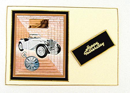 Vintage Car Pyramage by Maxine Jones