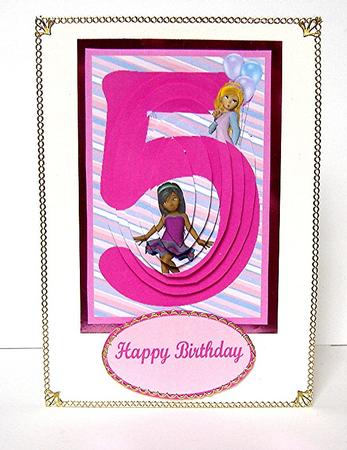 Girly Age 5 Pyramage by Maxine Jones