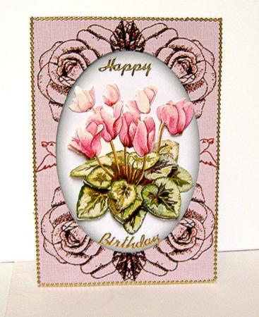 Rose and Bird Frames by Maxine Jones