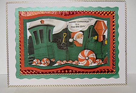 Santa`s Train by Maxine Jones