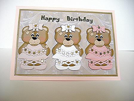 Cute Ballerina Bears by Maxine Jones