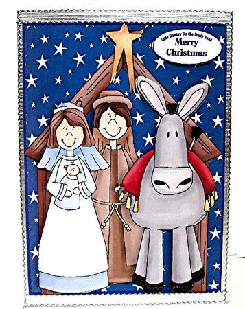 Little Donkey A4 by Maxine Jones