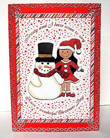Frosty and Friend Quick Card by Maxine Jones