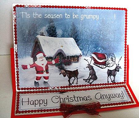 Tis the Season Large Easel by Maxine Jones