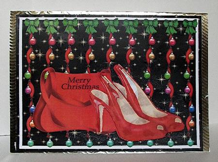 Christmas Bag and Shoes by Maxine Jones
