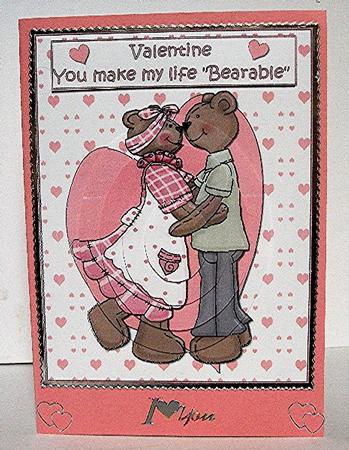 Valentine You Make My Life "bearable" Oval Pyramid by Maxine Jones