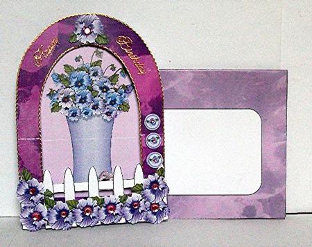 Arch Card Kit - Pansy by Maxine Jones