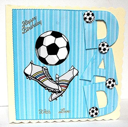 Dad Over the Edge-football Fan by Maxine Jones