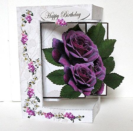 W Fold Aubergine Rose for All the Ladies in Your Life by Maxine Jones