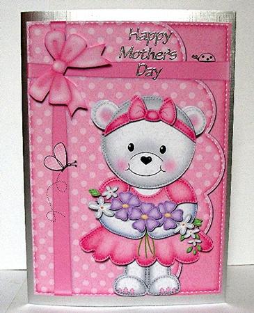 Teddy Tess's Letter A4 Card Topper by Maxine Jones