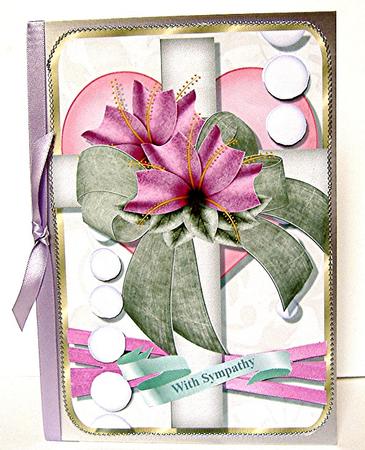 Easter or Sympathy Card Topper by Maxine Jones