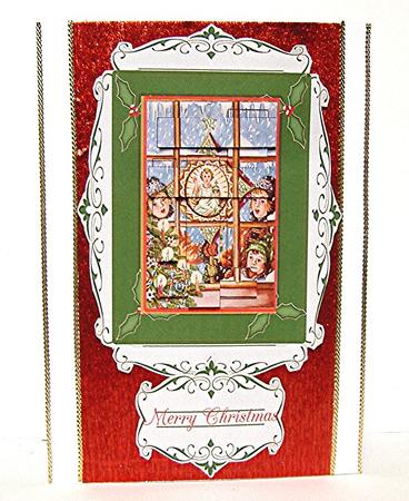 Intertwined Christmas Through the Christmas Window by Maxine Jones