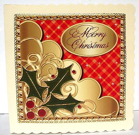 Christmas Topper with Scalloped Layer 2 by Maxine Jones