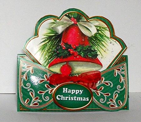 Christmas Bell Happy Christmas Scallop Trio Kit by Maxine Jones