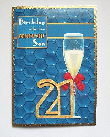 Male Modern Birthday Card Step by Step by Maxine Jones