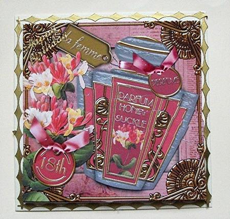 Honeysuckle 18th Perfume 5in Scallop Bottom Stacker by Maxine Jones