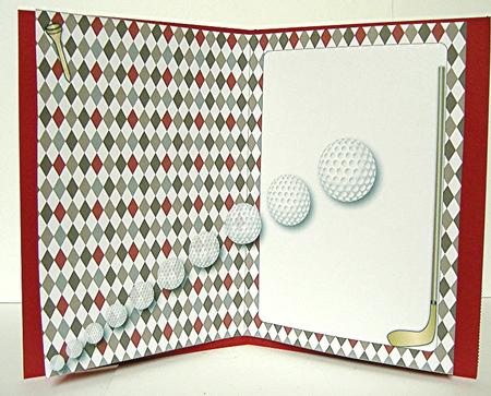 Golf Insert Diamond Pattern by Maxine Jones
