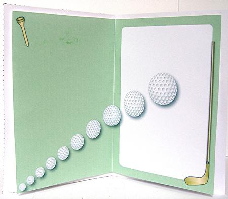 Golf Insert Green by Maxine Jones