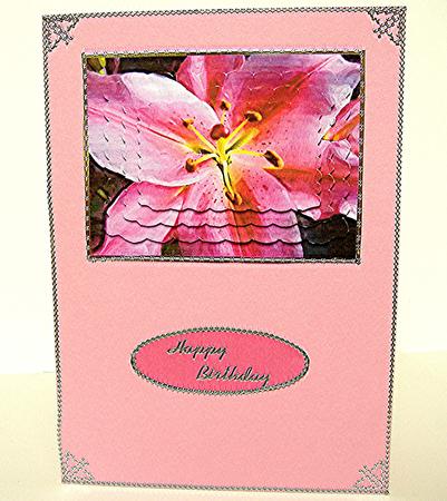 Lily Wavy Edge Pyramid 2 Card Sheet by Maxine Jones