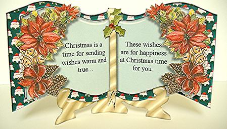 Christmas Wishes Book & Stand by Maxine Jones