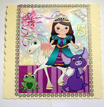 Princess Stars & Smiles Quick & Easy Card Topper & Insert by Maxine Jones