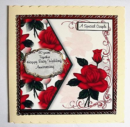 Ruby Red Roses by Maxine Jones