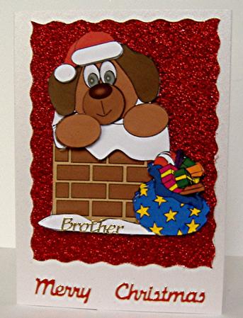 Santa Dog by Maxine Jones