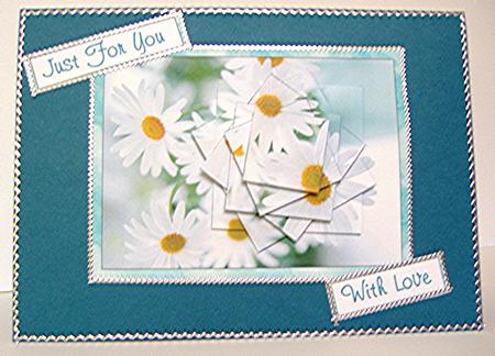 Sweet Daisies for Mother's Day/ Birthday/ Open by Maxine Jones