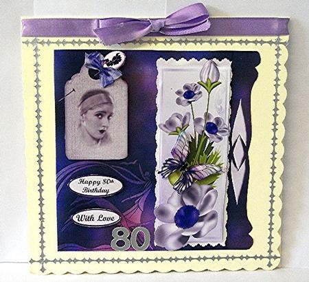 Roaring Twenty's Flapper Over the Edge & Decoupage by Maxine Jones