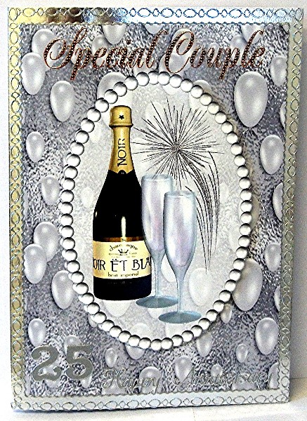 A4 Silver Anniversary Celebration 2 by Maxine Jones
