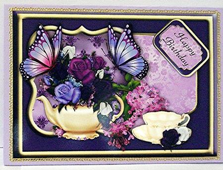 Teapot Floral All Occasion Topper by Maxine Jones