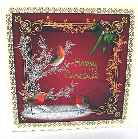 Christmas Robins by Maxine Jones