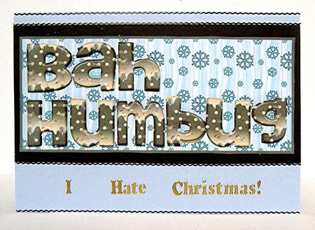 Bah Humbug Toppers by Maxine Jones