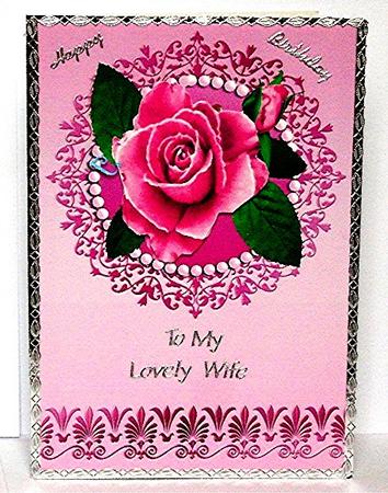 Painted Pink Rose in Pearl Ornate Frame by Maxine Jones